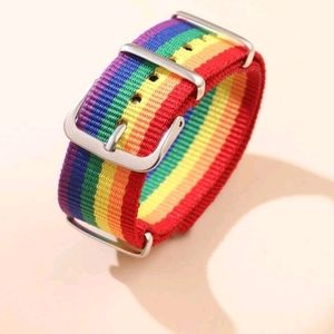 Rainbow buckle bracelet